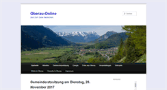 Desktop Screenshot of oberau-online.com