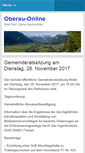 Mobile Screenshot of oberau-online.com