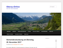 Tablet Screenshot of oberau-online.com